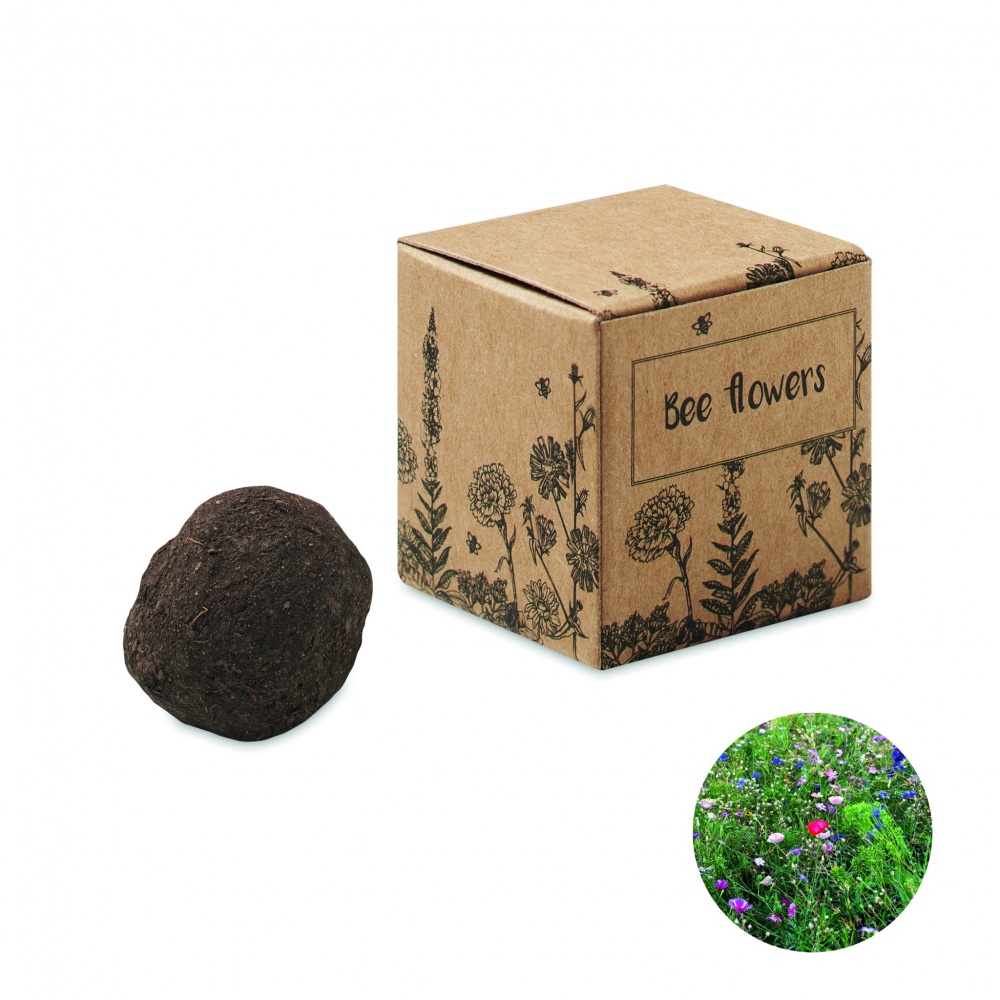 Logotrade corporate gift picture of: Seed bomb with bee flowers