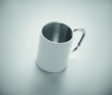 Logotrade corporate gift image of: Metal mug and carabiner handle