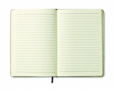 Logotrade promotional merchandise picture of: A6 canvas notebook lined