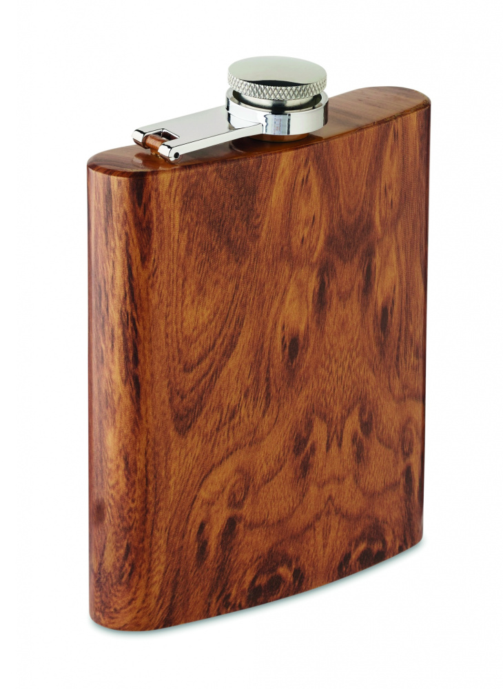 Logo trade promotional merchandise photo of: Slim hip flask 190 ml