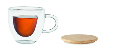 Logotrade promotional product picture of: Double wall borosilicate glass