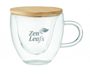 Logo trade promotional items picture of: Double wall borosilicate glass