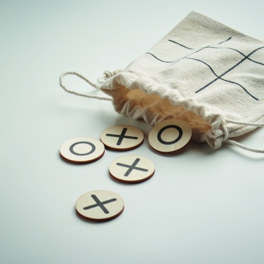 Logotrade promotional giveaway image of: Wooden tic tac toe