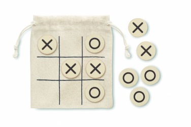 Logotrade promotional product picture of: Wooden tic tac toe