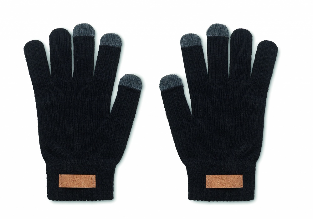 Logotrade promotional giveaway picture of: RPET tactile gloves