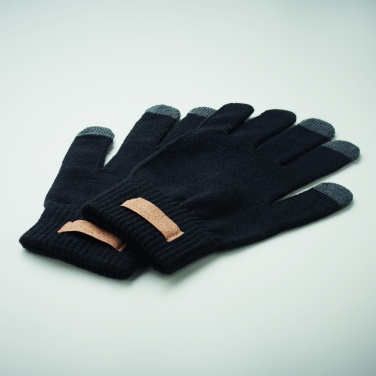 Logotrade promotional item picture of: RPET tactile gloves