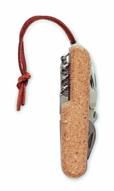 Logotrade promotional giveaway image of: Multi tool pocket knife cork