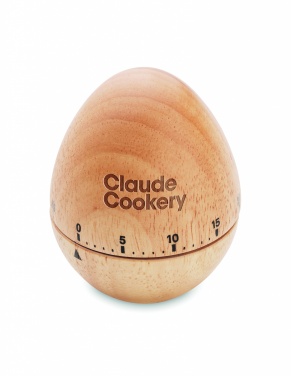 Logo trade promotional products picture of: Pine wood egg timer