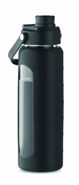 Logotrade promotional item image of: Glass bottle with sleeve 750 ml