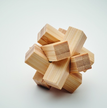 Logotrade promotional products photo of: Bamboo brain teaser star shape