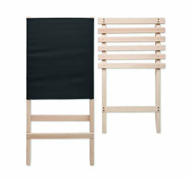 Logotrade advertising products photo of: Foldable wooden beach chair