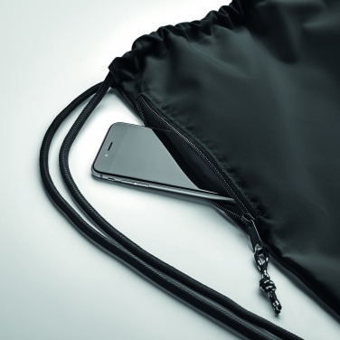 Logotrade promotional product picture of: Large drawstring bag 300D RPET