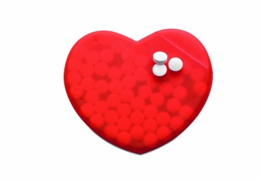 Logotrade promotional giveaways photo of: Heart shape peppermint box