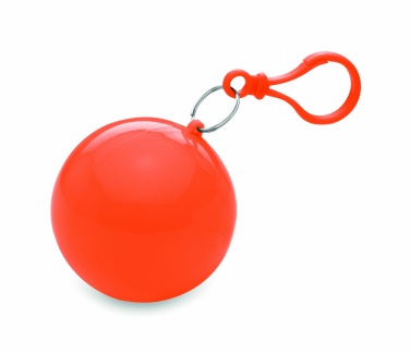 Logo trade promotional merchandise image of: Poncho in round container
