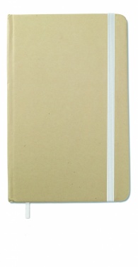 Logo trade promotional merchandise image of: A6 recycled notebook 96 plain