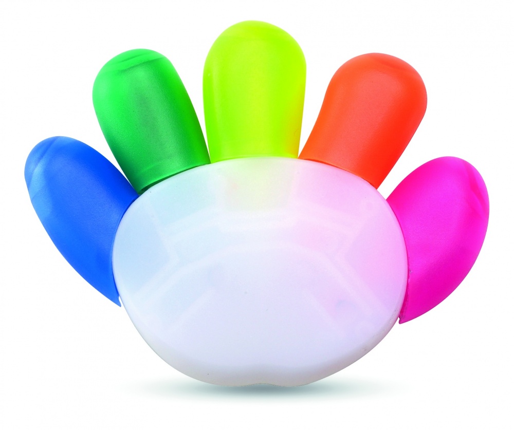 Logotrade promotional product image of: 5 colour highlighter