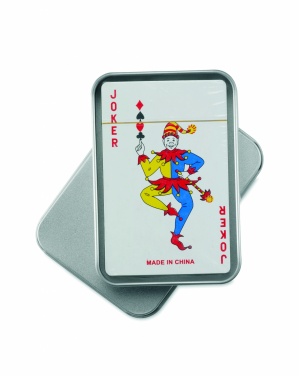 Logotrade promotional giveaways photo of: Playing cards in tin box