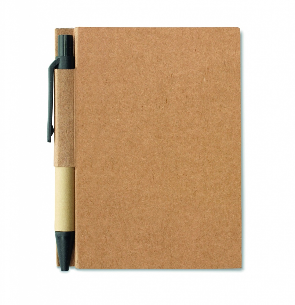 Logotrade promotional giveaway picture of: Recycled notebook with pen