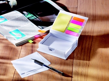 Logo trade promotional giveaways picture of: Memo notes pad dispencer