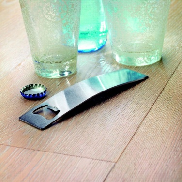 Logo trade promotional gifts image of: Stainless steel bottle opener
