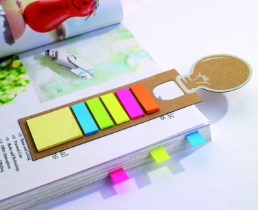 Logotrade promotional giveaways photo of: Bookmark with sticky memo pad