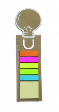 Logotrade promotional product image of: Bookmark with sticky memo pad