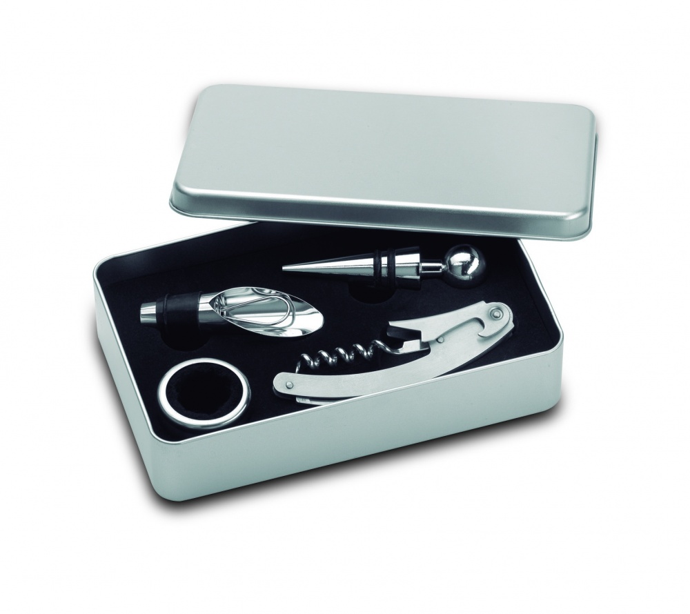 Logotrade advertising product image of: Wine  set in tin box