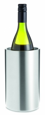 Logo trade promotional items image of: Stainless steel bottle cooler