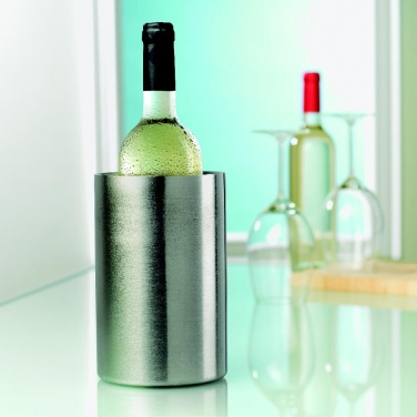 Logo trade corporate gifts picture of: Stainless steel bottle cooler