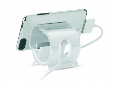 Logo trade advertising products image of: Phone stand