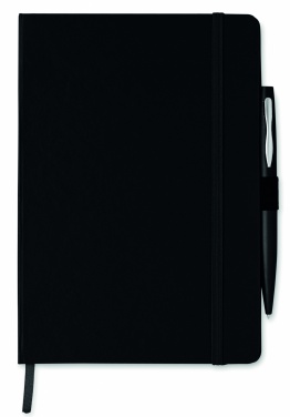 Logotrade promotional item picture of: A5 notebook with pen 72 lined