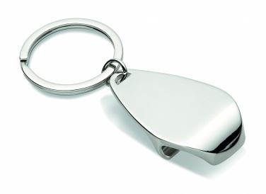 Logotrade promotional giveaway picture of: Bottle opener key ring Tornio