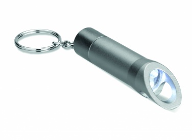 Logotrade promotional giveaway picture of: Metal torch key ring Ylivieska