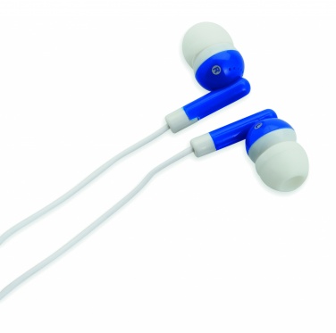 Logo trade promotional giveaways image of: Earphones in PS case