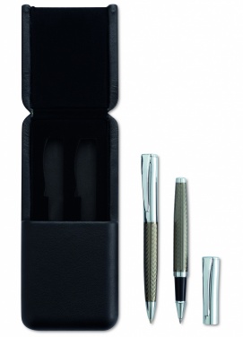 Logo trade promotional merchandise photo of: Ball pen set in box