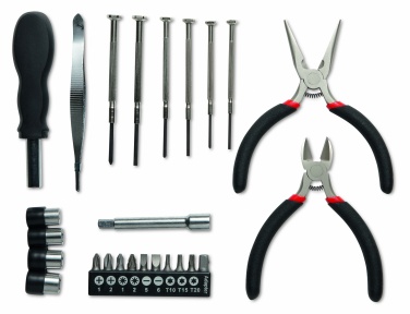 Logotrade promotional product picture of: 26 pcs tool in aluminium case