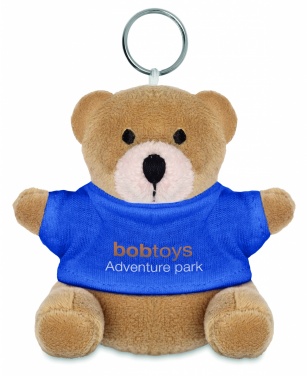 Logo trade promotional items picture of: Teddy bear key ring FINLAND