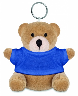 Logotrade promotional gift picture of: Teddy bear key ring FINLAND