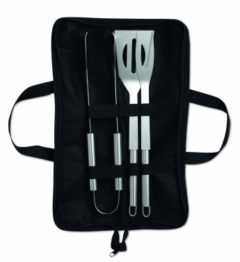 Logotrade corporate gift picture of: 3 Barbecue tools in pouch