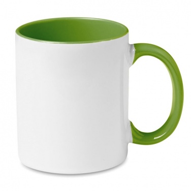 Logo trade promotional giveaways picture of: Coloured sublimation mug