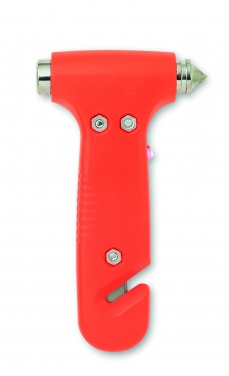 Logo trade corporate gifts image of: 3 in 1 Emergency hammer