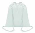 100gr/m² cotton drawstring bag, White