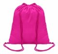 100gr/m² cotton drawstring bag, Fuchsia