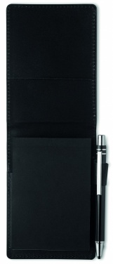 Logotrade promotional item picture of: A7 notepad in PU pouch w/pen