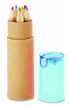 Logo trade advertising products image of: 6 coloured pencils