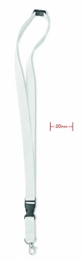 Logotrade advertising product image of: Lanyard hook and buckle 20 mm