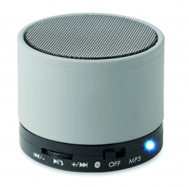Logotrade promotional item image of: Round wireless speaker
