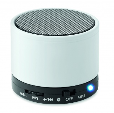 Logo trade promotional item photo of: Round wireless speaker