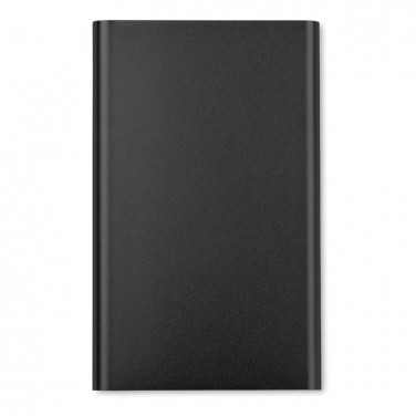 Logo trade promotional merchandise image of: Flat power bank 4000 mAh