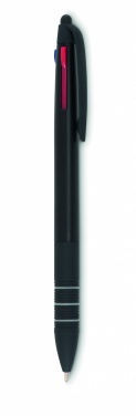 Logotrade promotional merchandise image of: 3 colour ink pen with stylus